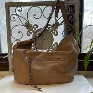 Treasure & Bond Brown Leather Hobo Bag